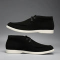 High Suede Loafers