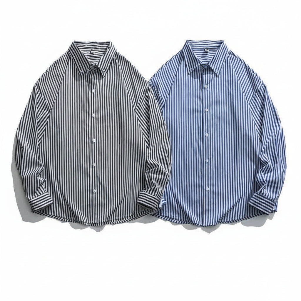 Oversized Striped Shirt