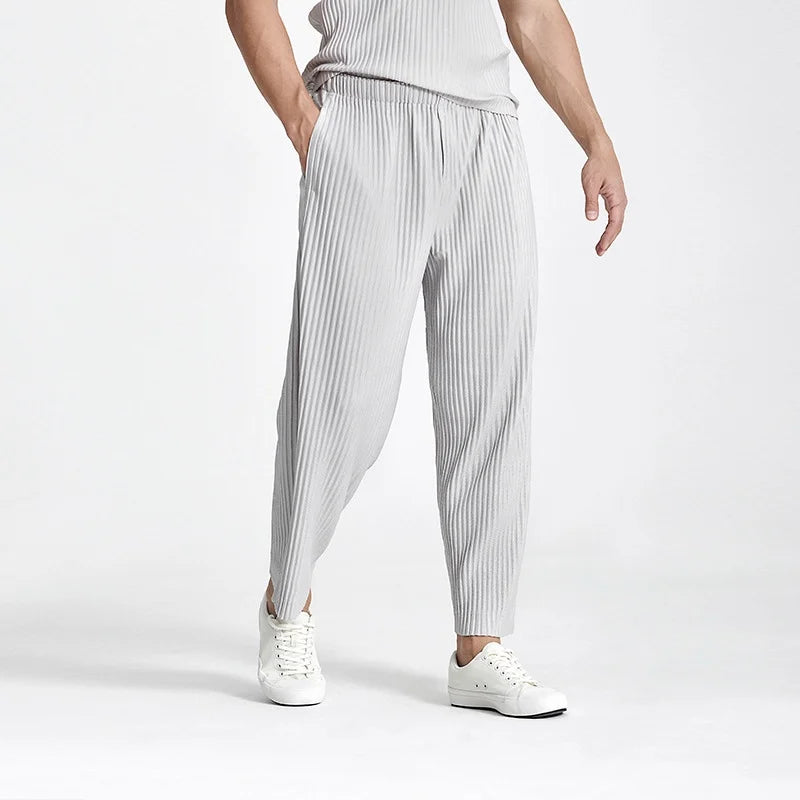 Ribbed Cotton Pantalon
