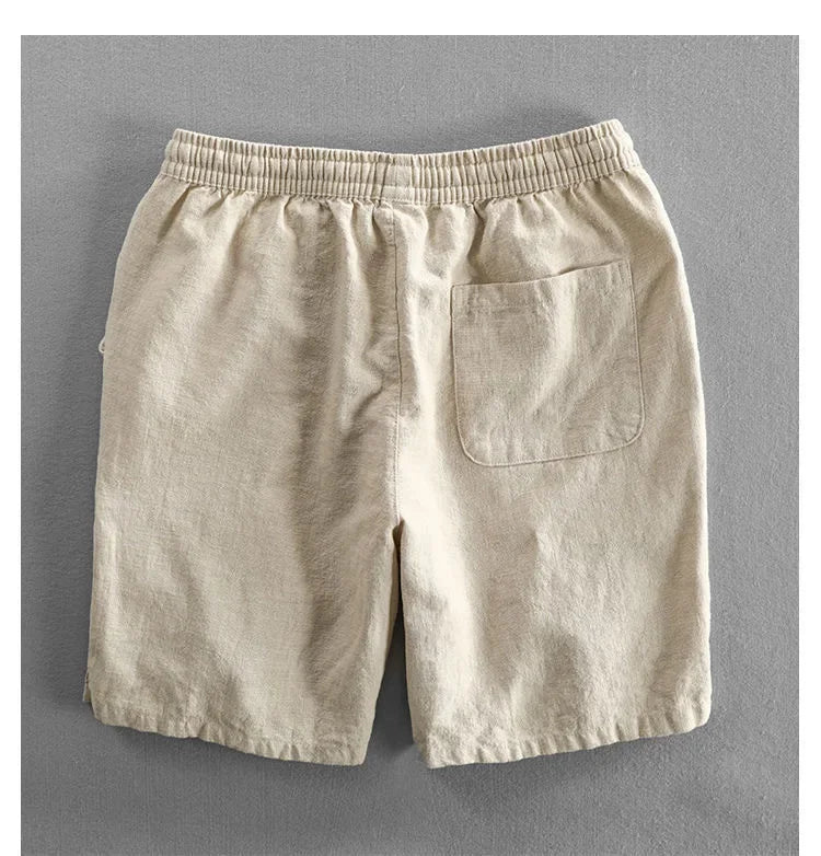 Pantaloncini in lino premium