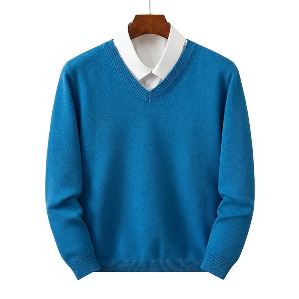 Merino Wool V-Neck