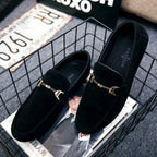 Loafer aus hochwertigem Kalbsveloursleder
