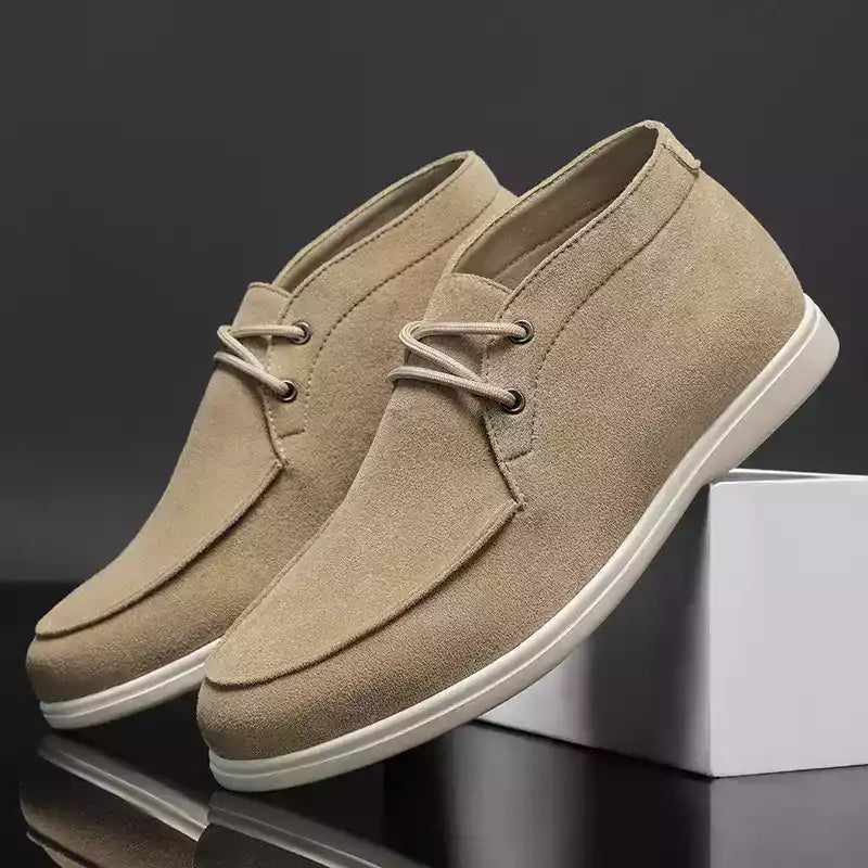 High Suede Loafers