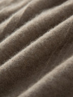 100% Cashmere Ribbed Half Zip