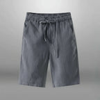 Kurze Hose aus Baumwollleinen