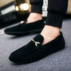 Loafer aus hochwertigem Kalbsveloursleder