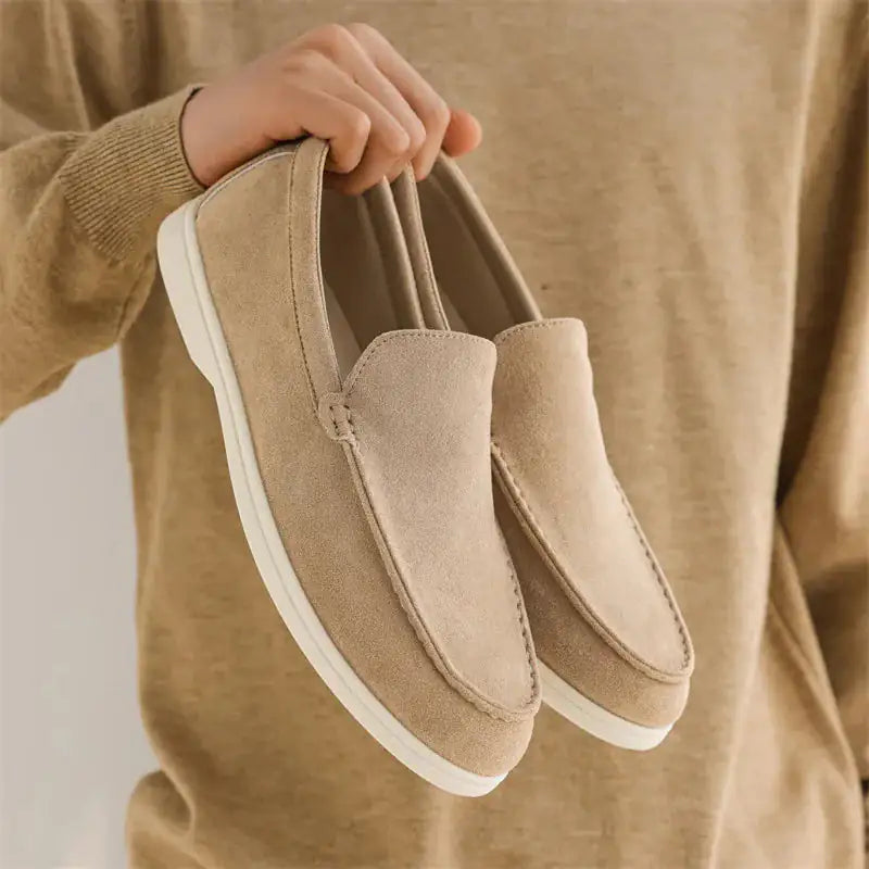 Suede Loafers