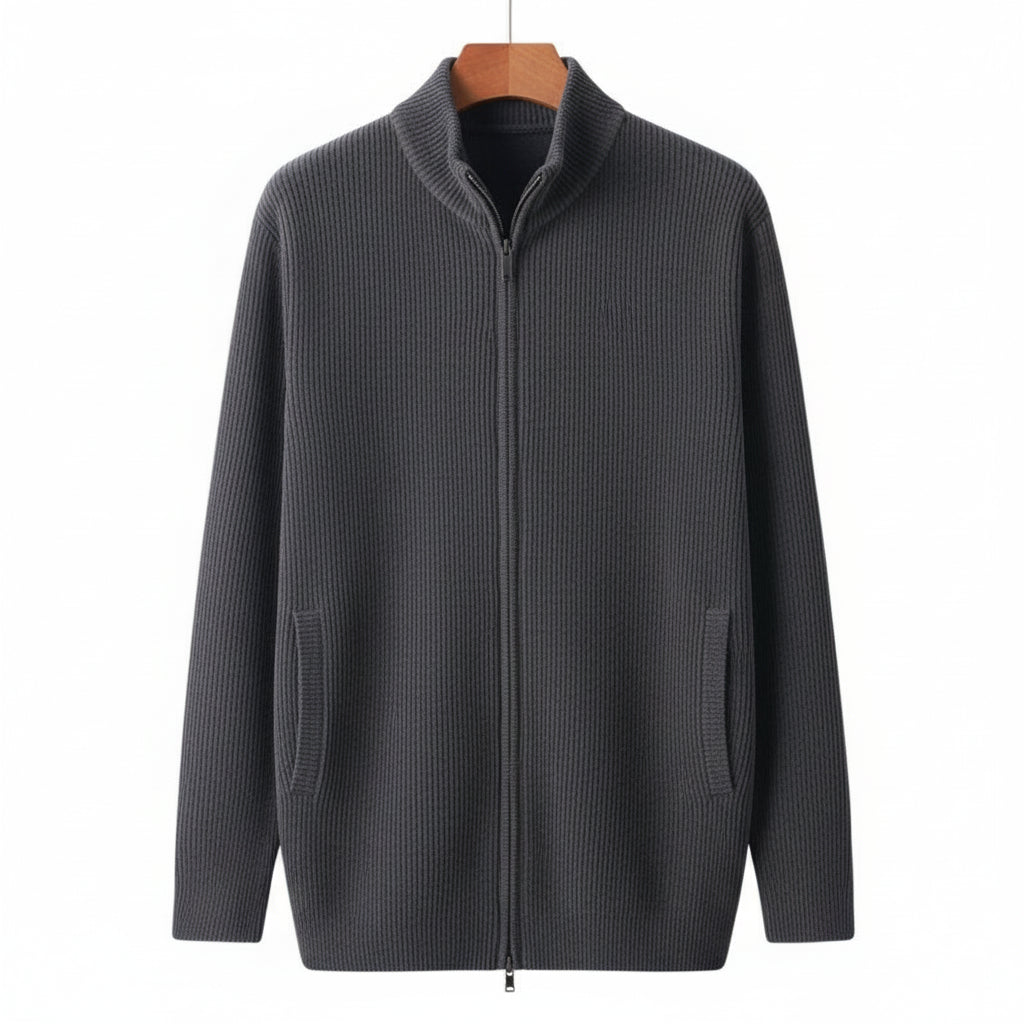 100% Cashmere Zip-Up Vest