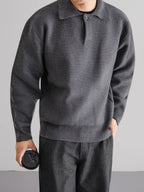 Wool Button Polo