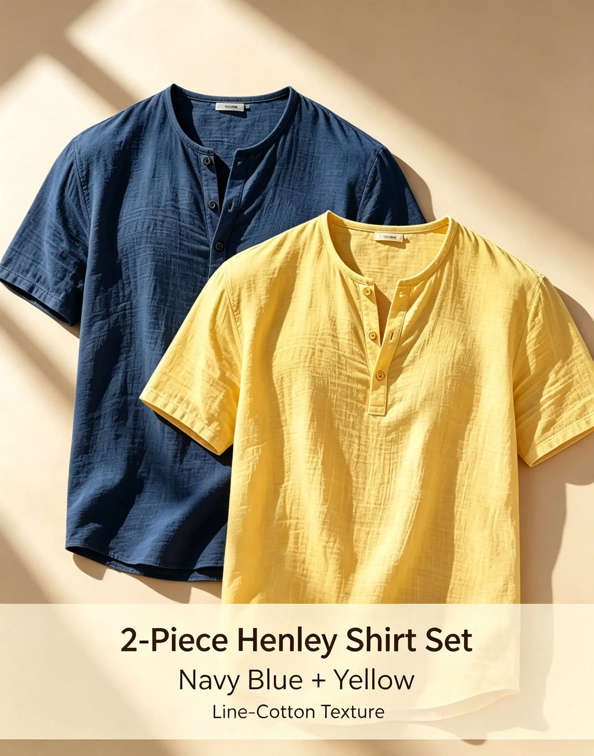 2pcs Cotton Linen
