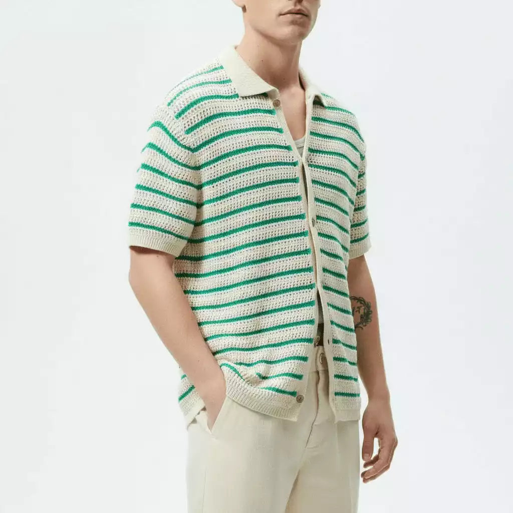 Marbella - Knitted Button Shirt