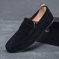Calf Suede Dress Loafers with Leather Insole