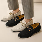 Luxuriöse Wildleder-Slipper