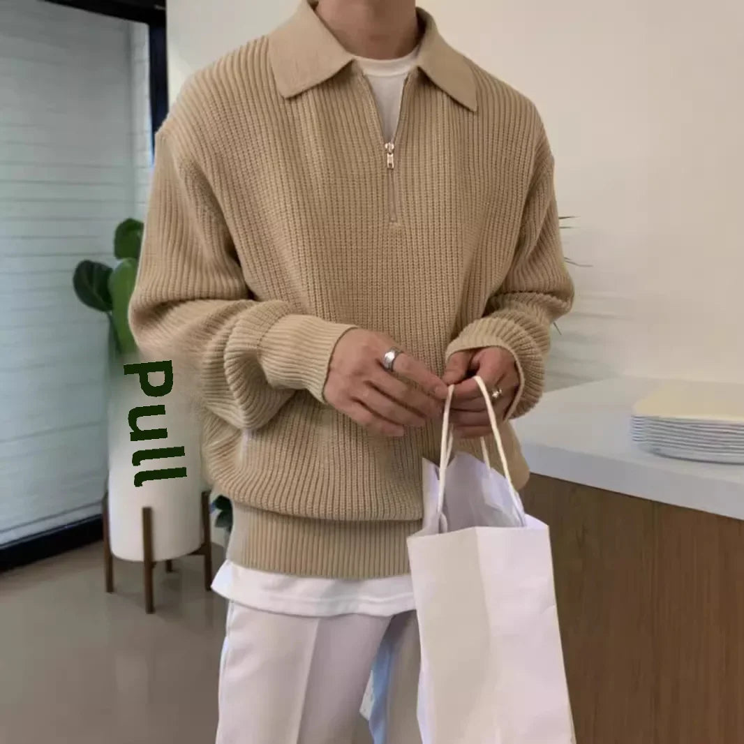 Heritage Half-zip Cardigan