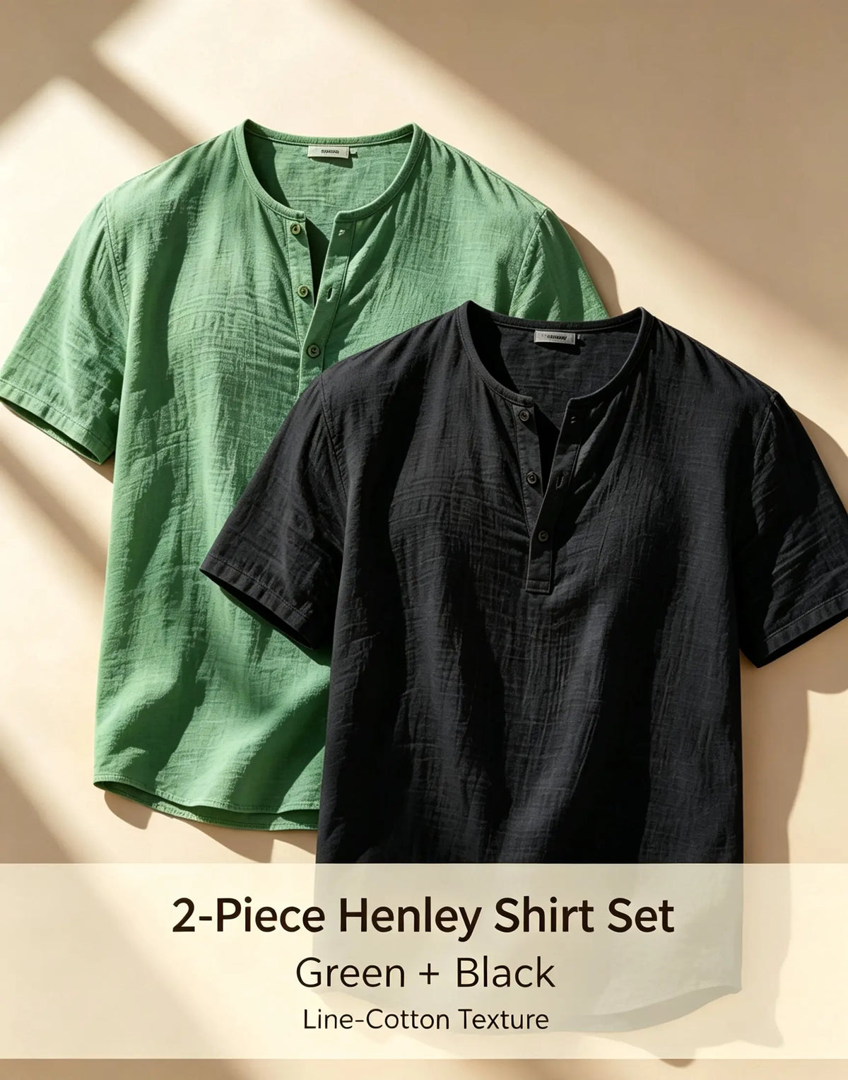 2pcs Cotton Linen