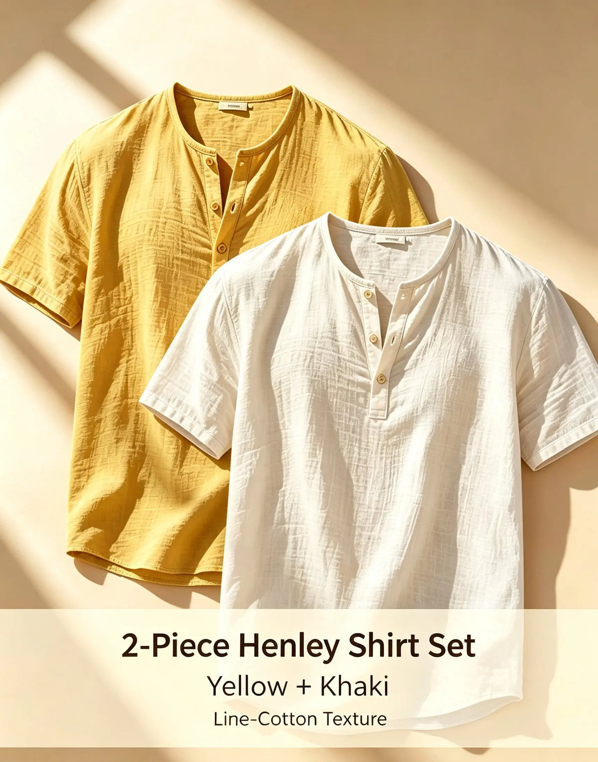 2pcs Cotton Linen