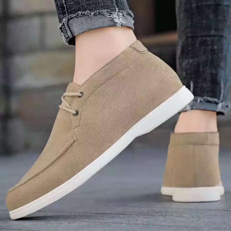 High Suede Loafers