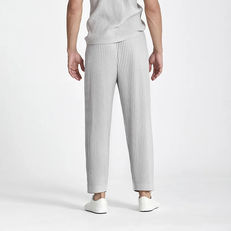 Ribbed Cotton Pantalon
