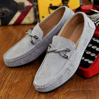 Retro-Wildleder-Slipper
