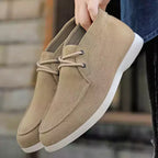 High Suede Loafers