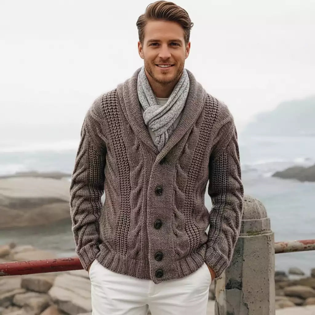 Cardigan aus Premium-Wolle
