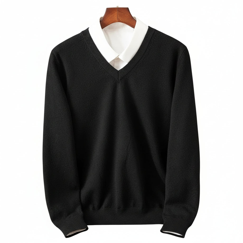 Merino Wool V-Neck