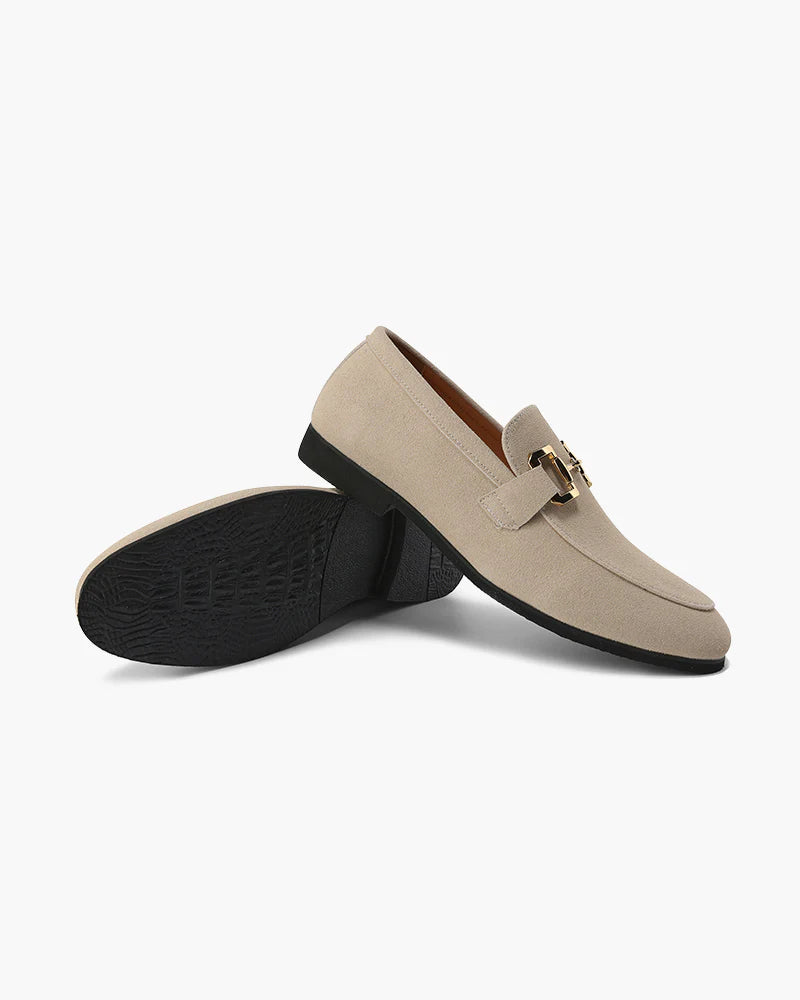 Luxuriöse Wildleder-Slipper