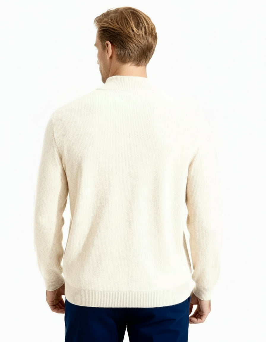 100% Cashmere Zip-Up Vest