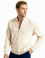 100% Cashmere Zip-Up Vest