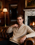 100% Cashmere Zip-Up Vest