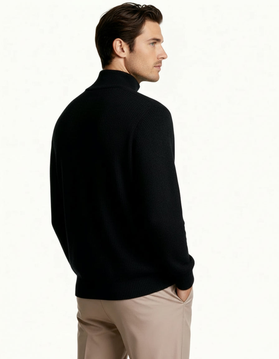 100% Cashmere Zip-Up Vest