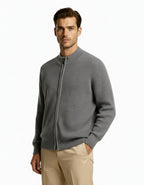 100% Cashmere Zip-Up Vest